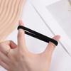 10pcs Black Hair Bands for Thick Hair, Elastic Hair Ties, Cotton Seamless Hair Bands, No Crease Damage view 4