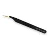Beauty Power Straight Isolation Tweezers Lash Tweezers for Eyelash Extensions, Precision Fiber Tip Grip Mega Volume Lash Tweezers (Gold) view 1