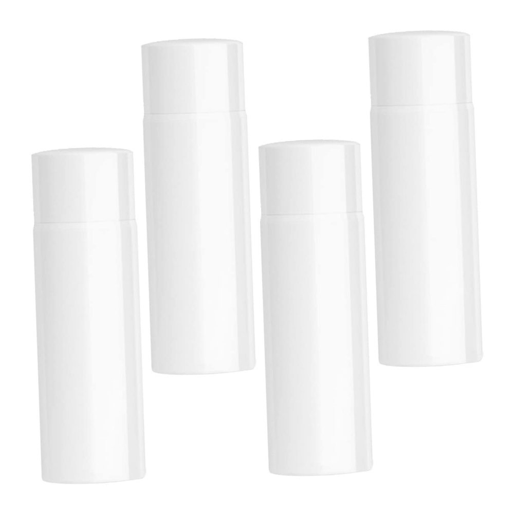VINTORKY 4pcs Airless Pump Bottles Refillable Cosmetic Dispenser for Lotions Serums and Foundations Travel-friendly Lightweight Plastic Containers for Skincare and Toiletries