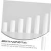 VINTORKY 4pcs Airless Pump Bottles Refillable Cosmetic Dispenser for Lotions Serums and Foundations Travel-friendly Lightweight Plastic Containers for Skincare and Toiletries view 4