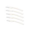 Mikinona Stainless Steel Net Texture Eyebrow Razor Portable Folding Trimmer Facial Hair Removal Tool for Women view 1