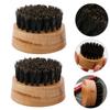 BIUDECO 3pcs Boar Bristle Beard Brush for Men Beard Comb Mens Grooming Kit Natural Bristles for Travel view 4