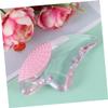 BIUDECO Pink Crystal Gua Sha Plate for Face Scraping Treatment Transparent Massage Tool for Gua Therapy Smooth Edges for Gentle Skin Care for Relaxation and Refreshing view 2