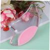 BIUDECO Pink Crystal Gua Sha Plate for Face Scraping Treatment Transparent Massage Tool for Gua Therapy Smooth Edges for Gentle Skin Care for Relaxation and Refreshing view 4