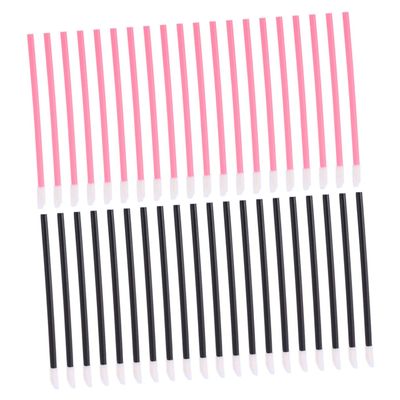 Outanaya 300pcs Makeup Brush Tools for Eyelash and Lip Application Disposable Lip Wands Handles for Salon and Home Use