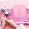 GOOHOCHY Moisturizing Paraffin Wax Mitts for Hands Comfortable Spa Gloves for Women for Hot Wax Treatments Reusable Hand Covers for Skin Care and Relaxation Pink White Edge view 2