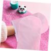GOOHOCHY Moisturizing Paraffin Wax Mitts for Hands Comfortable Spa Gloves for Women for Hot Wax Treatments Reusable Hand Covers for Skin Care and Relaxation Pink White Edge view 3