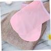 GOOHOCHY Moisturizing Paraffin Wax Mitts for Hands Comfortable Spa Gloves for Women for Hot Wax Treatments Reusable Hand Covers for Skin Care and Relaxation Pink White Edge view 4