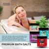 Spazazz Hot Tub Aromatherapy Destination Collection Bath Salt Crystals Four- 4oz Pack - Aloha Paradise, Big Apple, City of Love, Cherry Blossom - Bath Salts Perfect for Hot Tubs, Baths, and Foot Soaks view 3