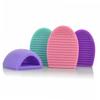 OHPHCALL Silicone Makeup Brush Cleaner Egg Handheld Tool for Easy Cleaning of Cosmetic Brushes for Home and Travel Use view 1