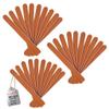 30Pcs Nail File Emery Boards Buffering Files Professional Manicure Pedicure Beauty Tools Dual Sided Nail Files Med & Coarse Set for Home and Salon Washable Travel TSA Friendly view 1