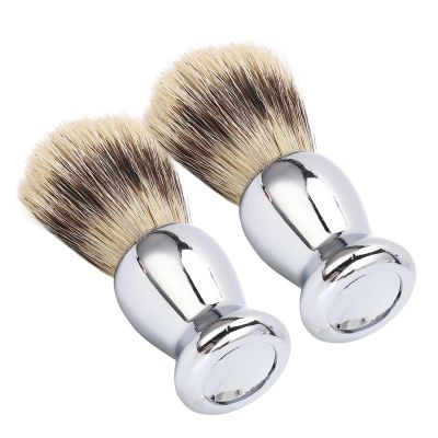 Shaving Brush Long Soft Dense Brush Hair Men Foaming Cream Foam Shaving Beard Handle with Option Curved Design
