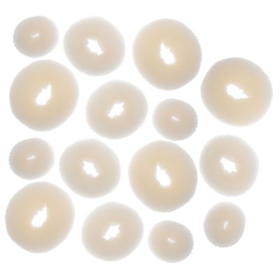Outanaya 15pcs Donut Hair Bun Maker Set Versatile Hair Styling Tools for Easy Updos Ponytails Includes Small Medium Large Bun for