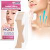 Yasirona Neck Wrinkle Patches, High Elastic Neck Strips - Instant Neck Firm Tape for Lifting Loose Skin, Improve Neck Fine Lines & Wrinkles, Pink view 1