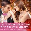 Yasirona Neck Wrinkle Patches, High Elastic Neck Strips - Instant Neck Firm Tape for Lifting Loose Skin, Improve Neck Fine Lines & Wrinkles, Pink view 2