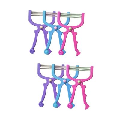 FOYTOKI 2sets Spring Facial Hair Shavers Facial Hair Epilators for Women Men for Smooth Skin 3pcs*2
