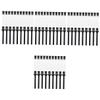 FOYTOKI 120pcs Mini Shaver Cleaning Brush Professional Beard Razor Trimmer Tools Compact Plastic Brushes for Keyboard Fan Car Dashboard and Small Gaps view 1