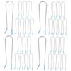 FOYTOKI 4sets Electric Hot Curlers Replacement Clips Hair Roller Securing Pins Clamps Blue 8pcs*4 view 1