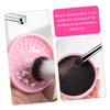SOESFOUFU Makeup Brush and Sponge Cleaner Brush Cleaner Makeup Silicone Makeup Brush Cleaner Mat view 4