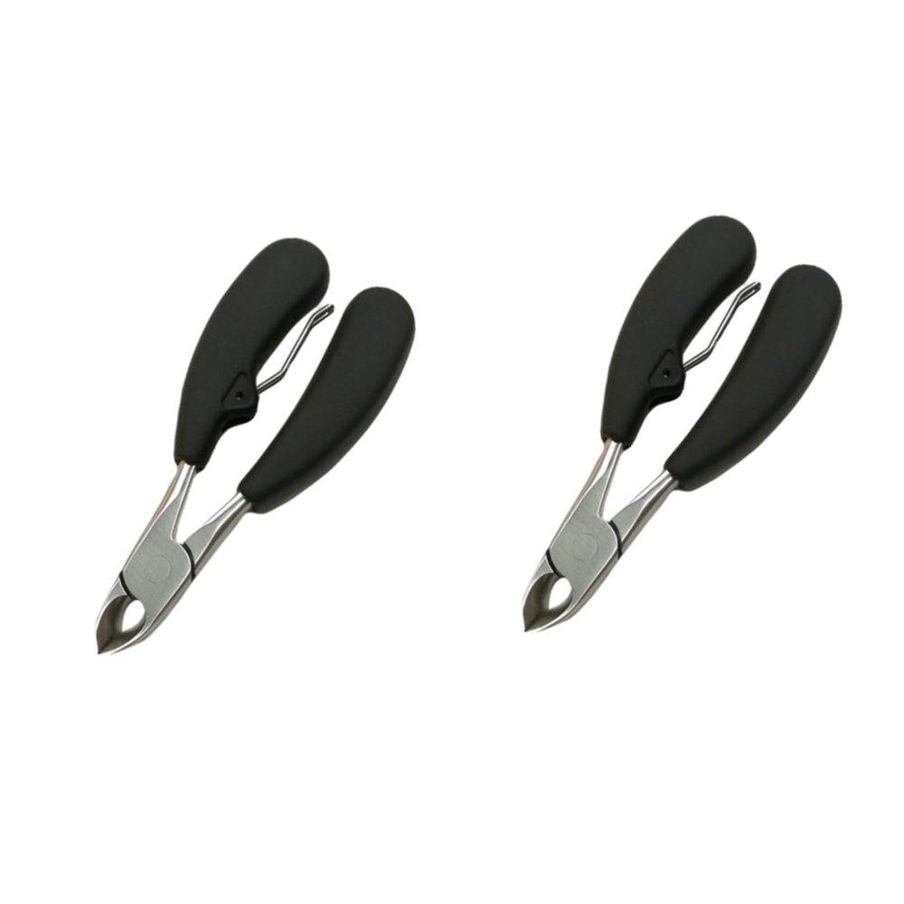 MERRYHAPY 2pcs Nail Clipper Tool for Ingrown Toenails Heavy Duty Stainless Steel Comfortable to Hold Design Nail Cutter