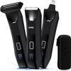Manscape Body and Ball Trimmer for Men, 3-in-1 Pubic Groin & Nose Hair Trimmer, Ball Shaver & Body Groomer, Wet/Dry Electric Razors for Smooth Shaving, IPX7 Waterproof with Travel Case view 1