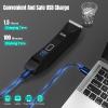 Manscape Body and Ball Trimmer for Men, 3-in-1 Pubic Groin & Nose Hair Trimmer, Ball Shaver & Body Groomer, Wet/Dry Electric Razors for Smooth Shaving, IPX7 Waterproof with Travel Case view 4