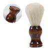 SOESFOUFU Portable Styling Beard Brush Men's Gentle Facial Brush Soft Bristle Shaving Tool Compact Beard Cleaning Brush for Dad view 1