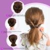 12 PCS Topsy Tail Hair Tool, 6 Colors Hair Loop Styling Tool Set Hairs Pull Through Tools in Large and Small, Ponytail Makers French Braid Loop Braiding Tools for Women and Girls view 4