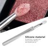 Silicone Lip Brush, Double Sided Mini Lipstick Applicator Brush for Lipstick, Lip Glaze, Lip, Eyeshadow view 2
