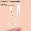 Silicone Lip Brush, Double Sided Mini Lipstick Applicator Brush for Lipstick, Lip Glaze, Lip, Eyeshadow view 4