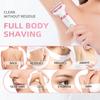 Ourcec Electric Razor Shavers for Women Wet/Dry 5 in 1 Bikini Trimmer Face Razors for Face Nose Eyebrow Arms Armpit Legs Pubic Area Painless Facial Hair Removal view 2