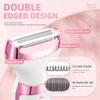 Ourcec Electric Razor Shavers for Women Wet/Dry 5 in 1 Bikini Trimmer Face Razors for Face Nose Eyebrow Arms Armpit Legs Pubic Area Painless Facial Hair Removal view 4
