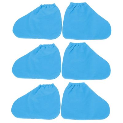Healeved 3pairs Beauty Paraffin Wax Therapy Foot Wraps Reusable Wax Warming Covers for Foot Treatment Moisturizing Nourishing Care for Dry Cracked Heels and Spa
