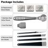 36 Pcs Callus Shaver for Feet Set, (1Stainless Foot File &1 Foot File Heads & 30 Replacement Slices Blades & 4 Pedicure Knife), Professional Callus Remover for Feet Tools for Wet and Dry Feet view 2