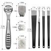 36 Pcs Callus Shaver for Feet Set, (1Stainless Foot File &1 Foot File Heads & 30 Replacement Slices Blades & 4 Pedicure Knife), Professional Callus Remover for Feet Tools for Wet and Dry Feet view 3