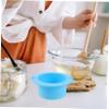 Healeved 2pcs Professional Wax Silicone Bowl Hair Removal Depilatory Wax Melting Container for Home Salon view 2