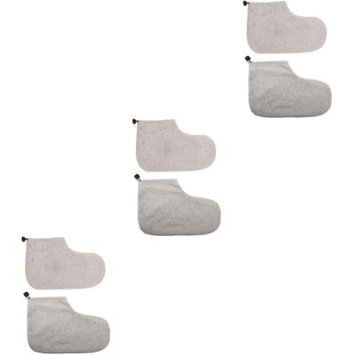 FOYTOKI 3 Pairs Foot Wax Paraffin Treatment Easy to Care Foot Skin Washable Cover
