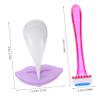 WOONEKY Female Shaving Stencil Tool Durable Hair Trimming for Sensitive Areas User-Friendly Design for Precise Grooming for Bikini Line Hair view 2