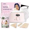 Ajoura 1lb Refill Wax Beans for Hair Removal Kit + Ajoura Digital Wax Warmer, 10 minutes Quick-Heat Hair Removal Kit with Precision Temp. Control view 1
