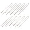 10 Pieces U Shaped Metal Wire Hairpin Metal U Shaped Hairpin U Shaped Hair Fork Pins Hair Sticks Hair Fork Sticks DIY Hair Fork for Women Lady Hair Accessories, Silver view 1
