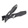 Anti Splash Nail Clipper Stainless Steel Wide Jaw Fingernail Trimmer Thick Toenails for Easy Nail Cutting (Black) view 3