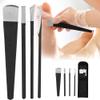 CYTGOUPER 4PCS Stainless Steel Callus Remover Tool, 6.3in Pedicure Knife for Feet,Callus Shaver for Dead Skin Corn Foot Remover Foot File Rasp view 2