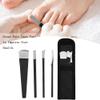 CYTGOUPER 4PCS Stainless Steel Callus Remover Tool, 6.3in Pedicure Knife for Feet,Callus Shaver for Dead Skin Corn Foot Remover Foot File Rasp view 4