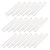 20 Pieces U Shaped Metal Wire Hairpin Metal U Shaped Hairpin U Shaped Hair Fork Pins Hair Sticks Hair Fork Sticks DIY Hair Fork for Women Lady Hair Accessories, Silver view 1