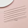 20 Pieces U Shaped Metal Wire Hairpin Metal U Shaped Hairpin U Shaped Hair Fork Pins Hair Sticks Hair Fork Sticks DIY Hair Fork for Women Lady Hair Accessories, Silver view 3