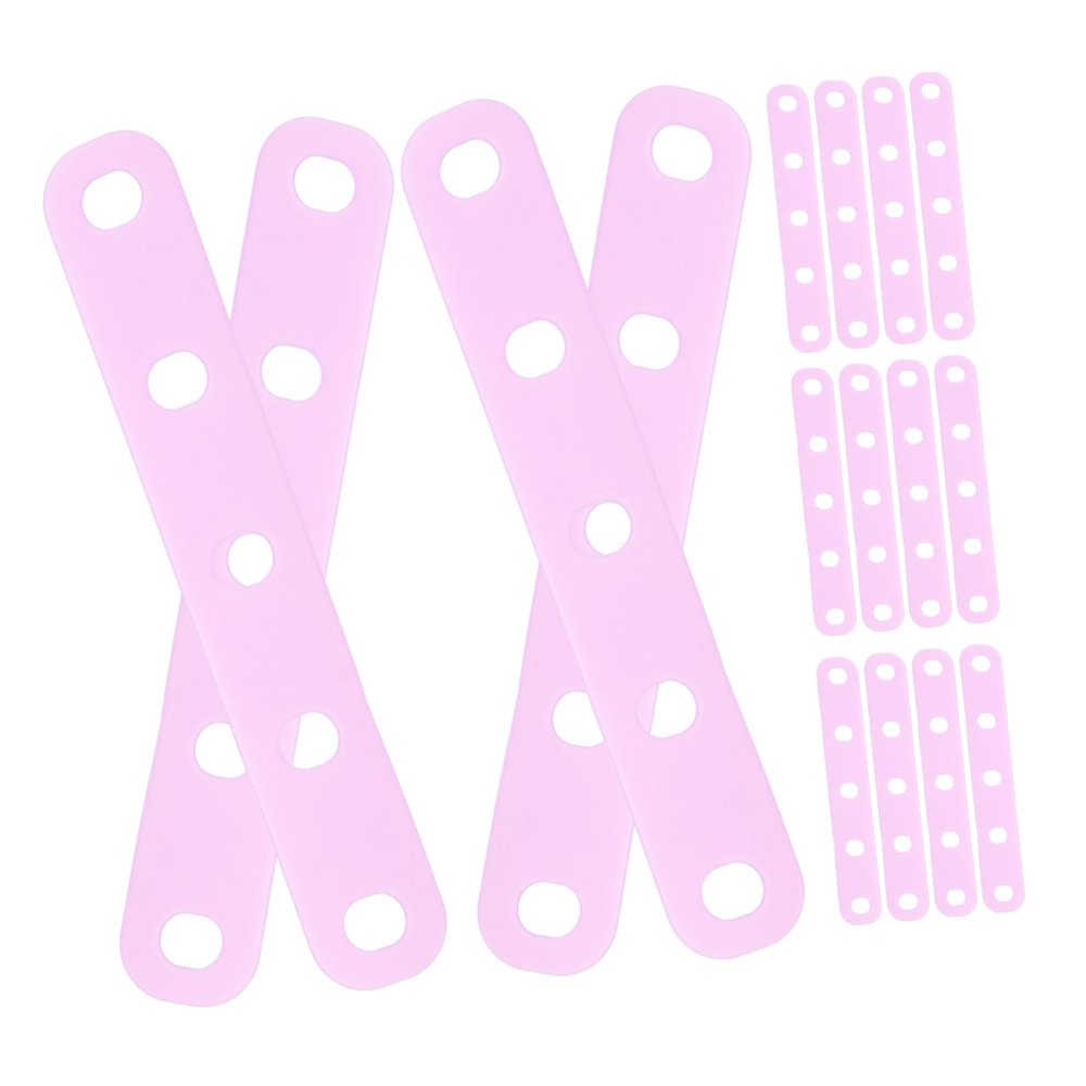 SOESFOUFU 20pcs Silicone Hair Roller Bands for Perm Rods No Mark Flexible Curling Bands for Overnight Hairstyling