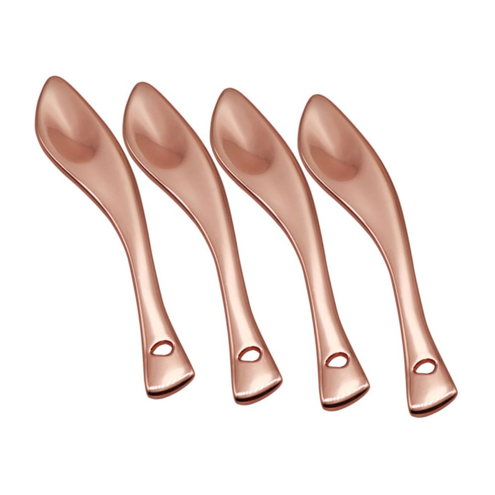 WOONEKY 4pcs Cosmetic Supplies Eye Cream Applicator Spoons Skincare Tools for Face Care