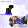 100 Pack 2 oz Plastic Empty Travel Bottles with Flip Cap 60ml Travel Size Containers Portable Leak Proof Clear Plastic Bottles Refillable Dispensing Bottles for Liquid Shampoo Lotion Blue view 4