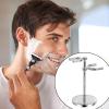 BLULILY Multifunctional Alloy Shavor and Brush Stand for Organized Shaving Accessories Storage Grooming Equipment Stand view 2