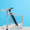 BLULILY Multifunctional Alloy Shavor and Brush Stand for Organized Shaving Accessories Storage Grooming Equipment Stand view 4